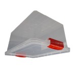 Rectangular food box, capacity 15 l, transparent, model MS01